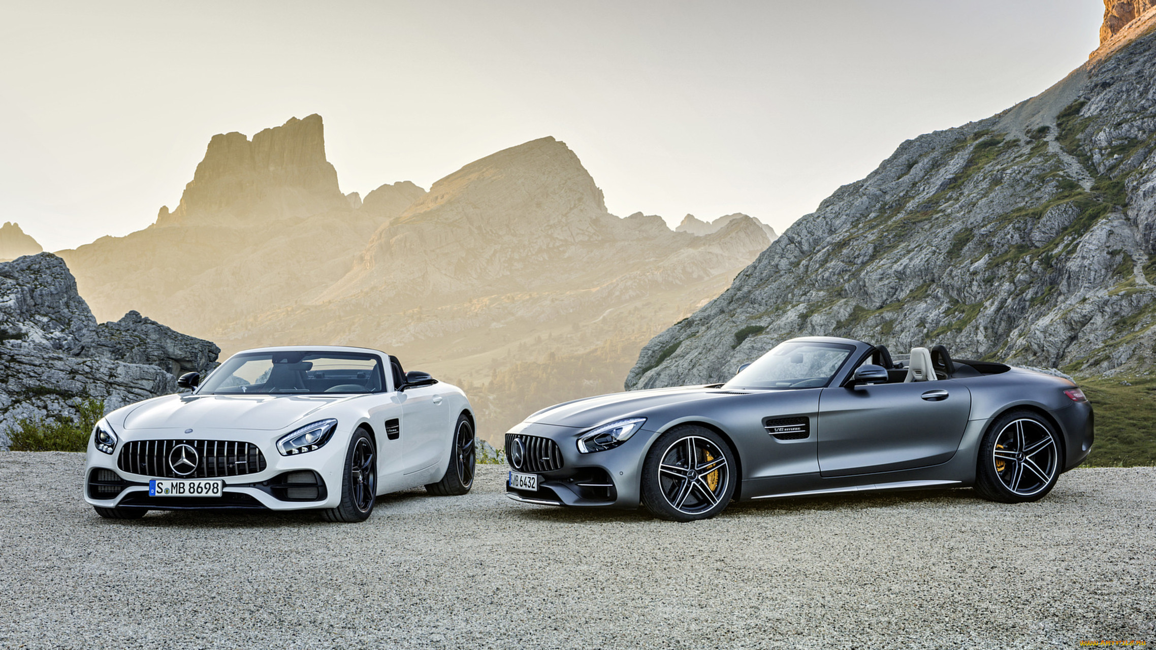 mercedes-benz amg-gt and gt-c roadsters 2018, , mercedes-benz, -roadsters, amg-gt, gt-c, 2018